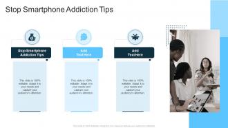 Stop Smartphone Addiction Tips In Powerpoint And Google Slides Cpb