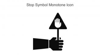 Stop Symbol Monotone Icon In Powerpoint Pptx Png And Editable Eps Format
