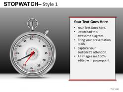 Stopwatch 1 powerpoint presentation slides db