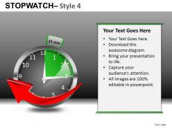 Stopwatch 4 powerpoint presntation slides db