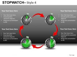 Stopwatch 4 powerpoint presntation slides db