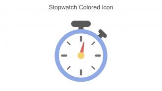 Stopwatch Colored Icon In Powerpoint Pptx Png And Editable Eps Format