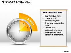 Stopwatch misc powerpoint presentation slides