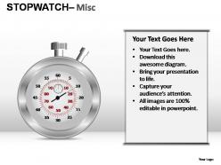 Stopwatch misc powerpoint presentation slides