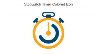Stopwatch Timer Colored Icon In Powerpoint Pptx Png And Editable Eps Format
