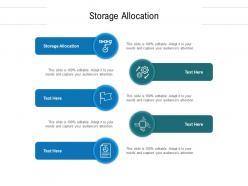 Storage allocation ppt powerpoint presentation show layout ideas cpb