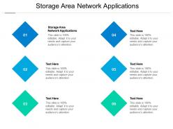 Storage area network applications ppt powerpoint presentation professional summary cpb