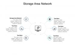 Storage area network ppt powerpoint presentation visual aids summary cpb