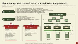 Storage Area Network San About Storage Area Network San Introduction And Protocols