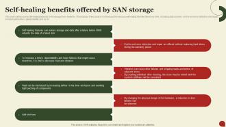 Storage Area Network San Self Healing Benefits Offered By San Storage