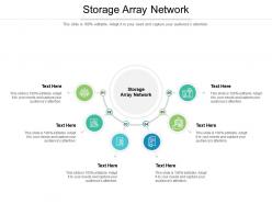 Storage array network ppt powerpoint presentation icon cpb