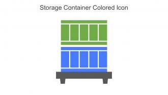 Storage Container Colored Icon In Powerpoint Pptx Png And Editable Eps Format