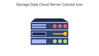 Storage Data Cloud Server Colored Icon In Powerpoint Pptx Png And Editable Eps Format