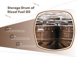 Storage drum of diesel fuel oil