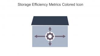 Storage Efficiency Metrics Colored Icon In Powerpoint Pptx Png And Editable Eps Format