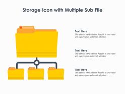 Storage icon with multiple sub file
