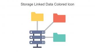 Storage Linked Data Colored Icon In Powerpoint Pptx Png And Editable Eps Format