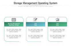 Storage management operating system ppt powerpoint presentation icon microsoft cpb