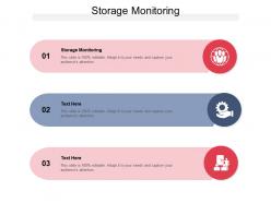 Storage monitoring ppt powerpoint presentation model structure cpb