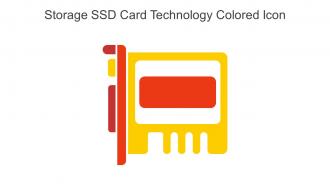 Storage SSD Card Technology Colored Icon In Powerpoint Pptx Png And Editable Eps Format