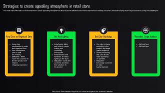 Store Advertising Strategies Strategies To Create Appealing Atmosphere In Retail Store MKT SS V