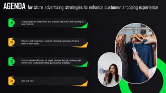 Store Advertising Strategies To Enhance Customer Shopping Experience MKT CD V Interactive Designed