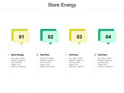 Store energy ppt powerpoint presentation infographics outline cpb