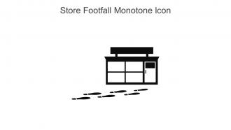 Store Footfall Monotone Icon In Powerpoint Pptx Png And Editable Eps Format