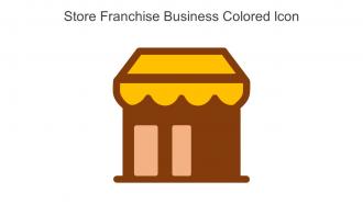 Store Franchise Business Colored Icon In Powerpoint Pptx Png And Editable Eps Format