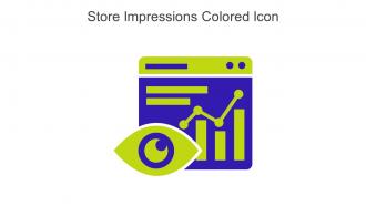 Store Impressions Colored Icon In Powerpoint Pptx Png And Editable Eps Format