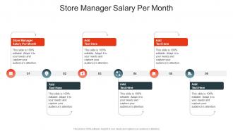 Store Manager Salary Per Month In Powerpoint And Google Slides Cpb