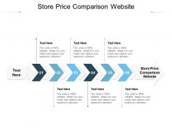 Store price comparison website ppt powerpoint presentation infographics guide cpb