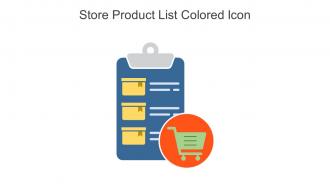 Store Product List Colored Icon In Powerpoint Pptx Png And Editable Eps Format