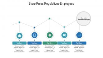 Store rules regulations employees ppt powerpoint presentation professional example cpb