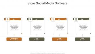 Store Social Media Software In Powerpoint And Google Slides Cpb