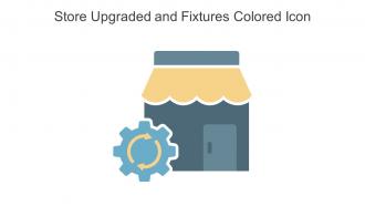 Store Upgraded And Fixtures Colored Icon In Powerpoint Pptx Png And Editable Eps Format