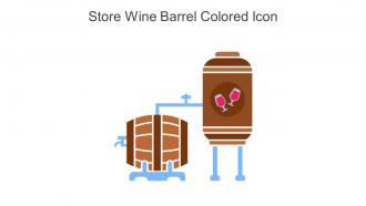 Store Wine Barrel Colored Icon In Powerpoint Pptx Png And Editable Eps Format