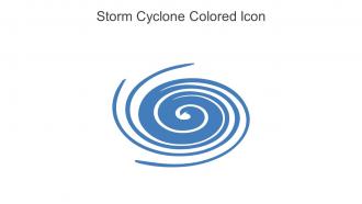 Storm Cyclone Colored Icon In Powerpoint Pptx Png And Editable Eps Format