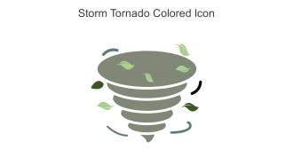 Storm Tornado Colored Icon In Powerpoint Pptx Png And Editable Eps Format