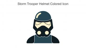 Storm Trooper Helmet Colored Icon In Powerpoint Pptx Png And Editable Eps Format