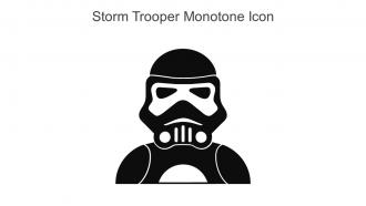 Storm Trooper Monotone Icon In Powerpoint Pptx Png And Editable Eps Format
