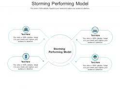 Storming performing model ppt powerpoint presentation infographics show cpb
