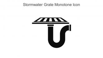 Stormwater Grate Monotone Icon In Powerpoint Pptx Png And Editable Eps Format