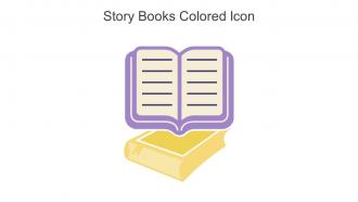 Story Books Colored Icon In Powerpoint Pptx Png And Editable Eps Format