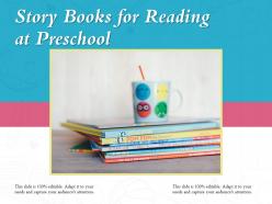Story books for reading at preschool