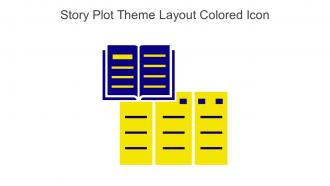 Story Plot Theme Layout Colored Icon In Powerpoint Pptx Png And Editable Eps Format