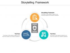 Storytelling framework ppt powerpoint presentation styles objects cpb