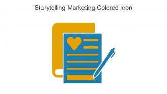 Storytelling Marketing Colored Icon In Powerpoint Pptx Png And Editable Eps Format
