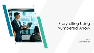 Storytelling Using Numbered Arrow PPT Template AT