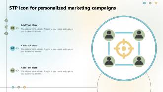 STP Icon For Personalized Marketing Campaigns